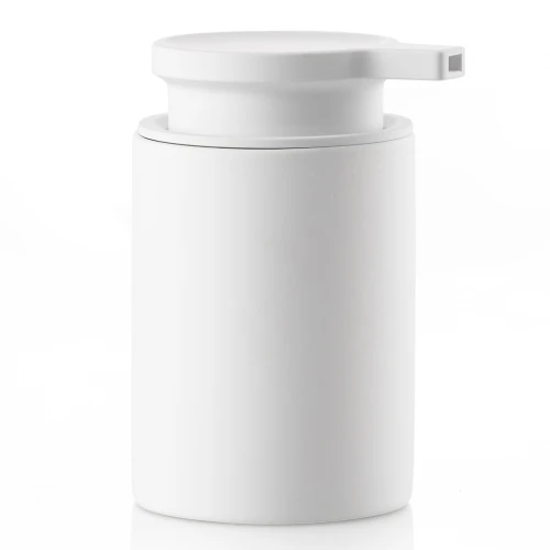 Dozownik do mydła ceramiczny Karma 250 ml, biały - Zone Denmark