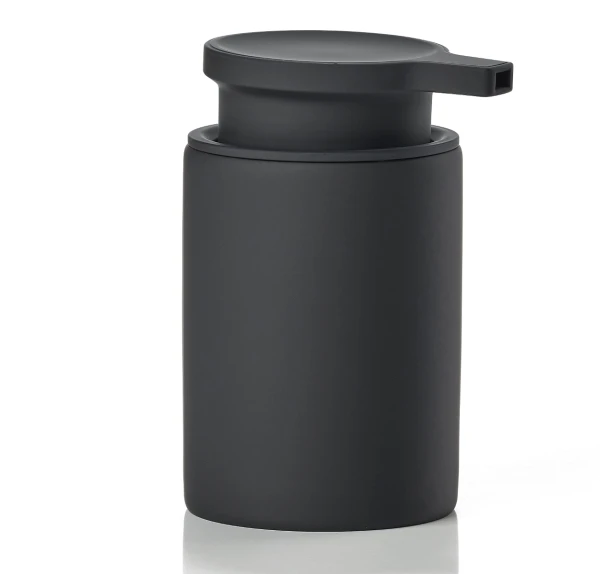 Dozownik do mydła ceramiczny Karma 250 ml, czarny - Zone Denmark