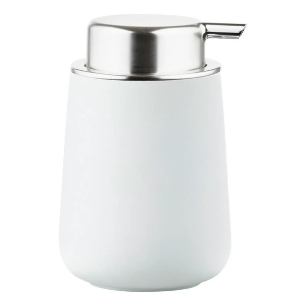 Porcelanowy dozownik do mydła Nova 250 ml, biały - Zone Denmark