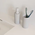 Porcelanowy dozownik do mydła Solo 300 ml, Soft Grey szary - Zone Denmark