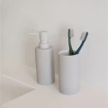 Porcelanowy dozownik do mydła Solo 300 ml, Soft Grey szary - Zone Denmark