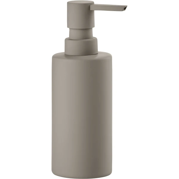 Porcelanowy dozownik do mydła Solo 300 ml, Taupe - Zone Denmark