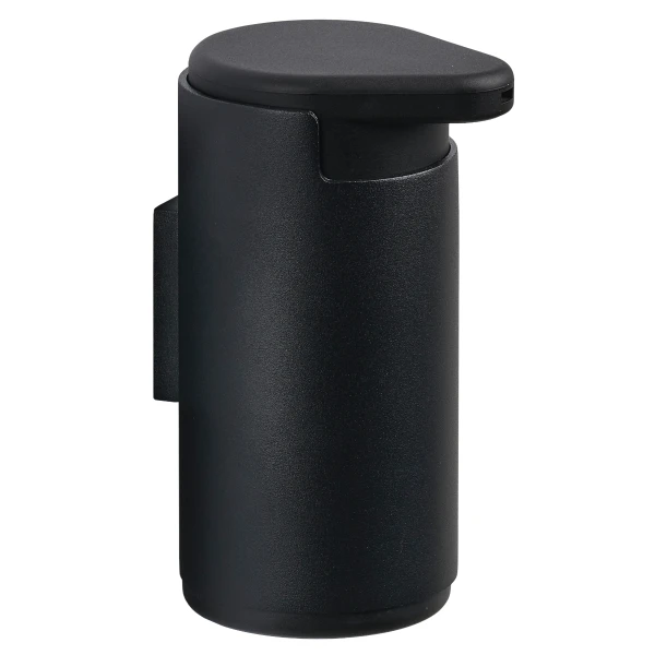 Dozownik do mydła ścienny Rim 200 ml, czarny - Zone Denmark