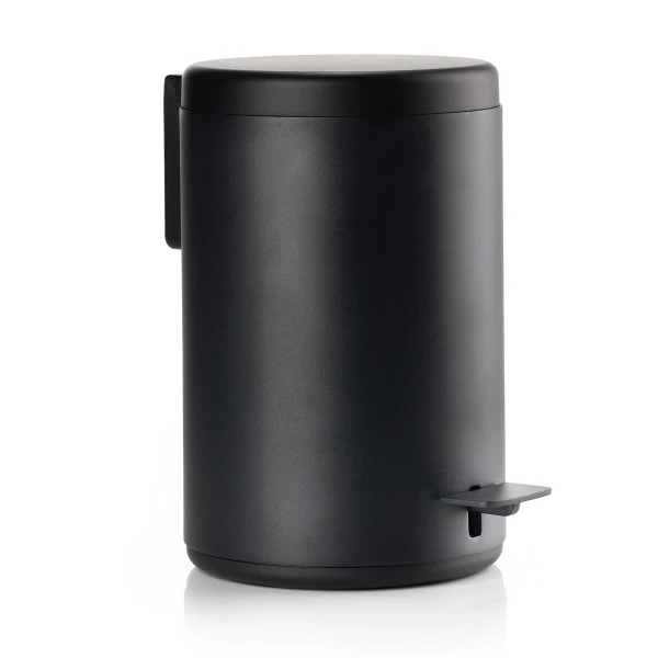 Kosz na śmieci do łazienki Rim 3 l, czarny - Zone Denmark