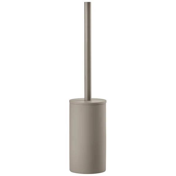 Szczotka do WC Solo z porcelany i stali, Taupe - Zone Denmark