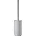 Szczotka do WC Solo z porcelany i stali, Soft Grey szara - Zone Denmark