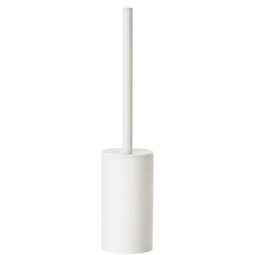 Szczotka do WC Solo z porcelany i stali, biała - Zone Denmark