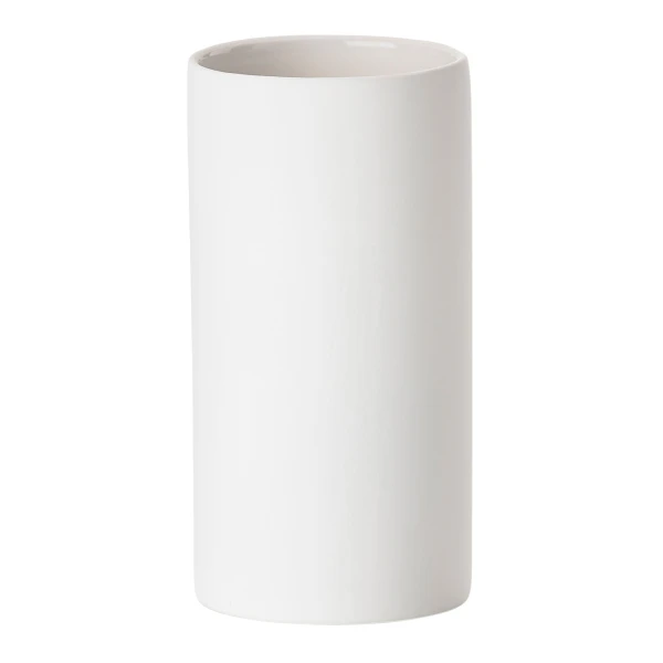 Kubek łazienkowy porcelanowy Solo, biały - Zone Denmark