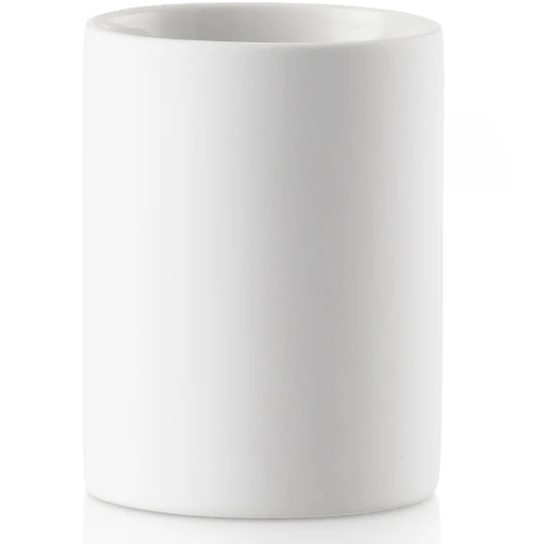 Kubek łazienkowy ceramiczny Karma, biały - Zone Denmark