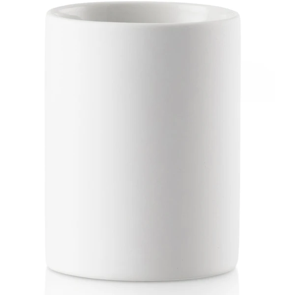 Kubek łazienkowy ceramiczny Karma, biały - Zone Denmark