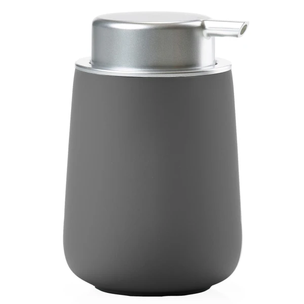 Porcelanowy dozownik do mydła Nova 250 ml, szary - Zone Denmark