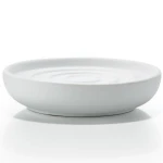 Porcelanowa mydelniczka okrągła Nova, biała - Zone Denmark