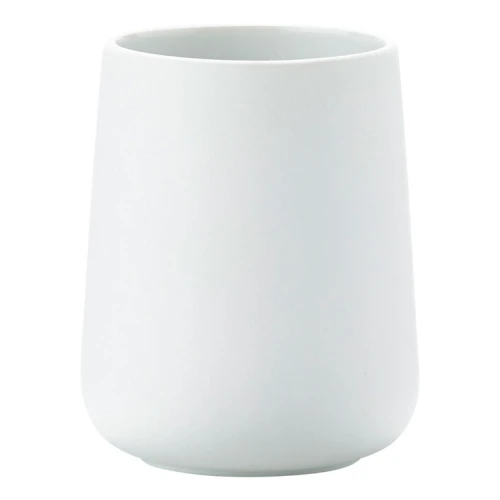 Kubek na szczoteczki do zębów porcelanowy Nova, biały - Zone Denmark