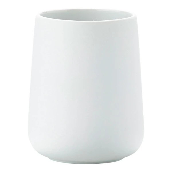 Kubek na szczoteczki do zębów porcelanowy Nova, biały - Zone Denmark