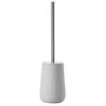 Szczotka do WC Nova z porcelany i stali 18/8, Soft Grey szara - Zone Denmark