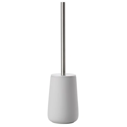 Szczotka do WC Nova z porcelany i stali 18/8, Soft Grey szara - Zone Denmark