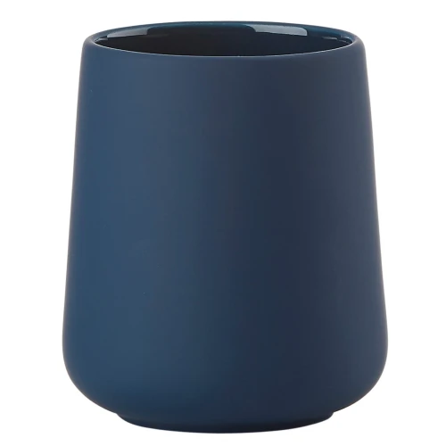 Kubek na szczoteczki do zębów kamionkowy Nova One, Royal blue niebieski - Zone Denmark