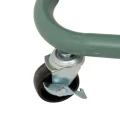 Wózek kuchenny na kółkach stalowy z 3 półkami, zielony szałwiowy - 5five