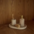 Taca łazienkowa kamienna z trawertynu Foam - Andersen Furniture