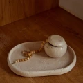 Pojemnik na drobiazgi z kamienia trawertynowego Foam - Andersen Furniture