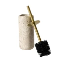 Szczotka do WC z kamienia trawertynu Foam - Andersen Furniture