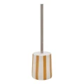 Szczotka do WC ceramiczna Strio, żółta - 5five