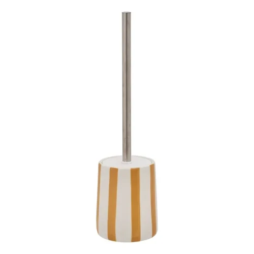 Szczotka do WC ceramiczna Strio, żółta - 5five