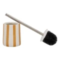 Szczotka do WC ceramiczna Strio, żółta - 5five