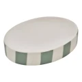 Mydelniczka ceramiczna w paski Strio, zielona - 5five