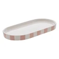 Ceramiczna taca łazienkowa Strio, różowa - 5five