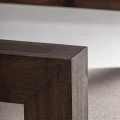Designerski fotel tapicerowany z drewnianą ramą Virazel - Vical