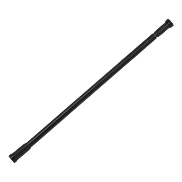 Czarny drążek prysznicowy bez wiercenia, regulowany 70–120 cm - 5five
