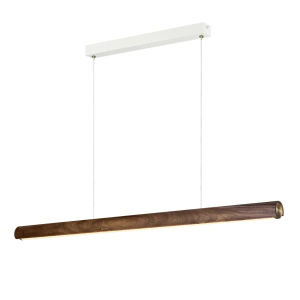 Drewniana lampa wisząca nad stół Akeno, LED 115 cm - DFTP by Nordlux