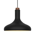 Czarna lampa wisząca nad stół Fuji - DFTP by Nordlux