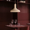 Beżowa lampa wisząca nad stół Fuji - DFTP by Nordlux