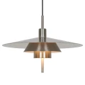Metalowa lampa wisząca nad stół Latika, szczotkowany chrom - DFTP by Nordlux