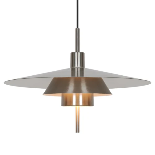 Metalowa lampa wisząca nad stół Latika, szczotkowany chrom - DFTP by Nordlux