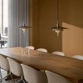 Metalowa lampa wisząca nad stół Latika, szczotkowany chrom - DFTP by Nordlux