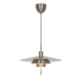 Metalowa lampa wisząca nad stół Latika, szczotkowany chrom - DFTP by Nordlux