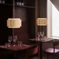 Lampa wisząca Takai 30 cm z tekstylnym kloszem - DFTP by Nordlux
