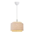 Lampa wisząca Takai 30 cm z tekstylnym kloszem - DFTP by Nordlux