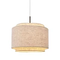 Lampa wisząca Takai 30 cm z tekstylnym kloszem - DFTP by Nordlux