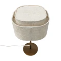 Lampa stołowa z materiałowym kloszem Takai - DFTP by Nordlux