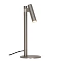 Minimalistyczna lampa stołowa Makoto, satin chrome - DFTP by Nordlux