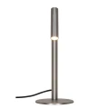 Minimalistyczna lampa stołowa Makoto, satin chrome - DFTP by Nordlux
