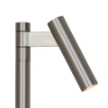 Minimalistyczna lampa stołowa Makoto, satin chrome - DFTP by Nordlux