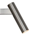 Minimalistyczny kinkiet Makoto z regulowanym reflektorem, satin chrome - DFTP by Nordlux