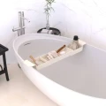 Regulowana półka na wannę Easibath, beżowa - 5five