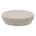Ceramiczna mydelniczka z reliefowym wzorem Colorama, beżowa - 5five