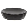 Ceramiczna mydelniczka z reliefowym wzorem Colorama, czarna - 5five